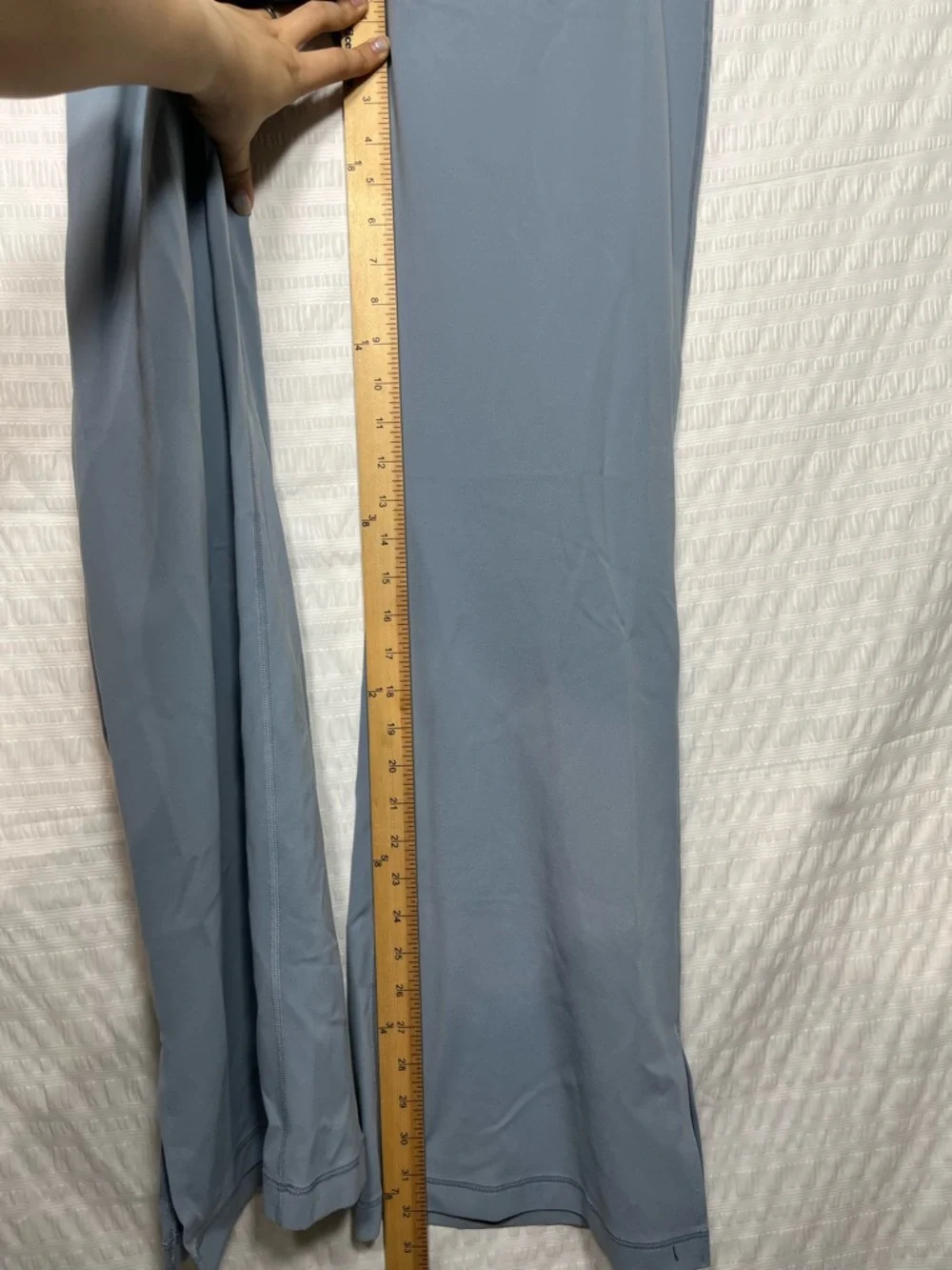 Lululemon light blue Groove High-Rise Split-Hem Flared Pant *Nulu Size 12 - Picture 3 of 14